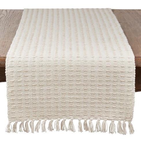 Saro Lifestyle Dashed Woven Design Runner - image 1 of 4