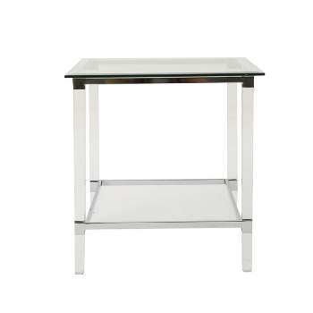 Orianna Square Side Table Clear - Christopher Knight Home