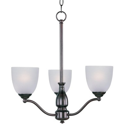 Maxim Lighting Stefan 3 - Light Chandelier in  Oil Rubbed Bronze