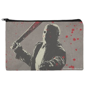 Friday The 13th Jason Character Makeup Cosmetic Bag Organizer Pouch - 1 of 4