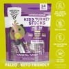 Mission Meats Kids Turkey Sticks – 100% Free Range, Healthy Snacks for Kids and Toddlers, Gluten & Nut Free, 0.5oz, 24 Count - 4 of 4