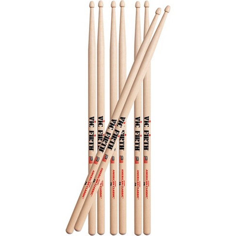 Vic Firth Buy 3 Pairs Of 7a Drum Sticks, Get 1 Free : Target