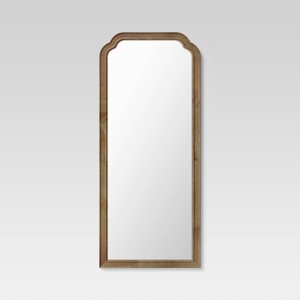 30" x 70" Oversize Leaner French Country Wood Mirror Natural - Threshold™ - 1 of 3
