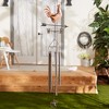 Zingz Home Iron Weathervane Wind Chime - 45X11.75X7 - Copper Rooster - 4 of 4
