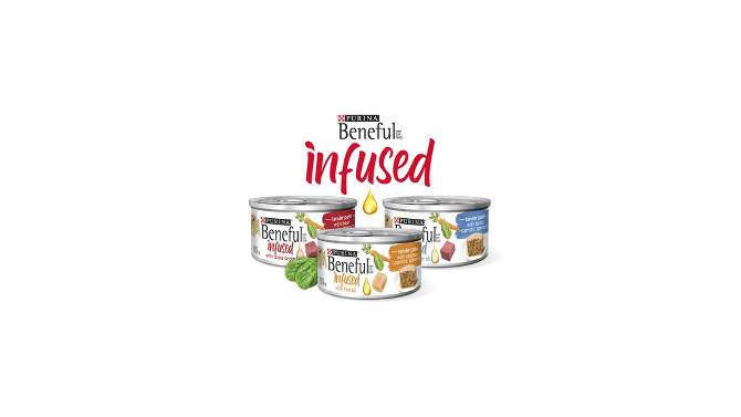 Beneful Infused Chicken Flavor Wet Dog Food Variety Pack - 12ct, 2 of 10, play video