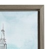 Amanti Art 16" x 23" Blue London Framed Canvas Wall Art: Modern Cityscape, Polystyrene Frame, Vertical Layout - 3 of 4