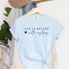 Simply Sage Market Life Is Better With My Boys Heart Garment Dyed Tee - 3 of 4
