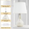 GTCLIGHTING Table Lamp Set of 2, 18.63” ModernCeramic Table Lamp Beside Lamps Nightstand Lamp for Living Room, Bedroom & Office - 4 of 4