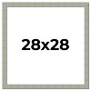 PosterPalooza | Square Sculpted Blue Picture Frame - UV Acrylic, Foam Board Backing, Hanging Hardware - 2 of 4
