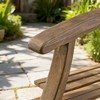 Outdoor Acacia wood Rocking Chair with Retractable foot panel,Rocker Patio Rocking Chair for Porch, Patio, Balcony - 3 of 4