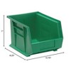 Quantum Storage Systems Bin, Stacking Or Hanging, 8-1/4"W X 10-3/4"D X 7"H - 2 of 2