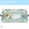 Yinvani Green Aluminum Frame Foldable Crib with Mosquito Net - 2 of 4