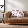 20"x20" 2pc Eddie Bauer Arrowhead 100% Cotton Pillow Cover Set Red: Canvas Construction, Reversible Design, Hidden Zipper - 2 of 4