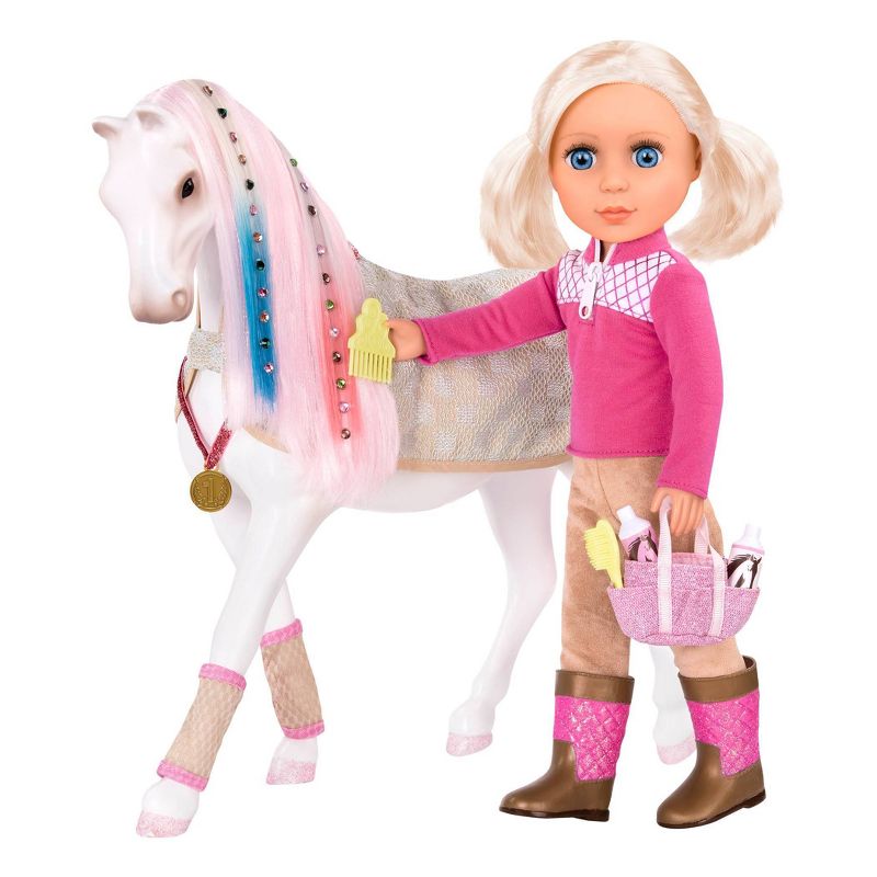 Glitter Girls Groom and Show Horse Accessory Set for 14&#34; Dolls, 4 of 7