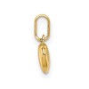 Black Bow Jewelry 14k Yellow Gold Hollow Heart Charm or Pendant, 6mm - 2 of 4