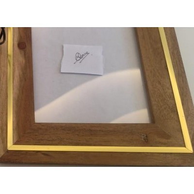 Folkulture Picture Frames 5" x 7" Wooden & Metal Picture Frame or Photo Frames for Wall, Photo Wall Display Gifts for Women (Rustic Roots)