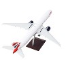 Boeing 777-300ER Commercial Aircraft "British Airways" White with Striped Tail 1/200 Diecast Model Airplane by GeminiJets - 3 of 3