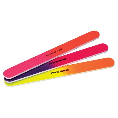 Tweezerman Neon Hot Nail Files 3PK : Target