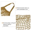 Unique Bargains Cotton Mesh Reusable Washable Grocery Bags 1 Pcs 15x13.8" - 4 of 4