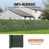 VEVOR Privacy Ivy Fence, 59 x 118in Artificial Green Wall Screen, Greenery Ivy Fence with Mesh Cloth Backing and Strengthened Joint, Faux Hedges Vine - 4 of 4
