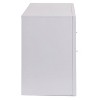 White Nightstand with 2 Drawers - 3 of 4