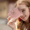 FATMOON Small Women’s Genuine Leather Wallet - RFID Blocking with 7 Card Slots & Zipper Coin Pocket ID Window,for Daily,Travel & Shopping - 2 of 4