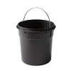 Racxily Matte Black 1.3 Gallon Metal Bathroom Waste Basket with Removable Liner - 3 of 3