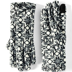 Lands' End Women's Anyweather Fleece EZ Touch Screen Gloves - 1 of 2