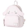 Loungefly Sanrio White Cinnamoroll Mini Faux Leather Backpack with front Pocket - 2 of 4