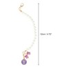 Unique Bargains Pearl Chain Bow Water Cup Pendant 1 Pc - 2 of 4