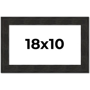 PosterPalooza | Contemporary Black Picture Frame - UV Acrylic, Backing Board, Hanging Hardware Included - 1 of 4