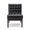 CAVINAS Contemporary Accent Chair with Waffle Tufted Upholstery and Rubberwood Legs, Modern Armchair with Plush Seat - 4 of 4