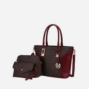 MKF Collection Shonda 3PC Tote with Cosmetic Pouch & Wristlet by Mia K - 1 of 4