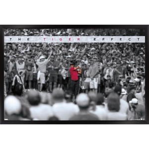 Trends International Tiger Woods - The Tiger Effect Framed Wall Poster Prints - 1 of 4