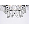 Elegant Lighting Mila 16 inch flush mount in black - 4 of 4