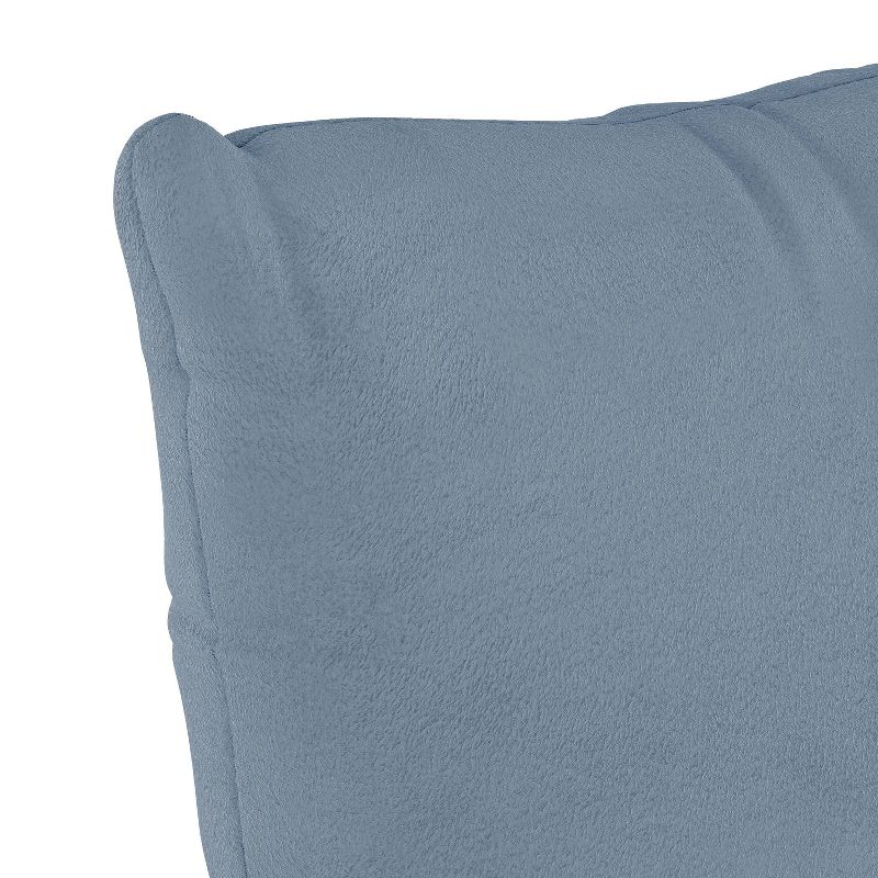 Polyester Square Pillow In Velvet Ocean - Skyline Furniture, 4 of 7