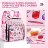 SAVILAND 33L Large Nail Polish Organizer Bag with Light - Holds 80 Bottles & Lamp, Portable Manicure Storage Case, Pink(1 Pack) (G-Pink) - 3 of 4