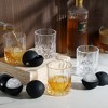 Viski Admiral Whiskey Gift Set - Crystal Whiskey Glasses with Ice Spheres in Wooden Gift Box - Dishwasher Safe Rocks Glasses 9 Oz Set of 8 - 2 of 4