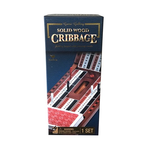 Game Gallery Solid Wood Deluxe Cribbage Target