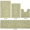 Lux Premium 100% Cotton Tufted Solid Reversible 4 Piece Bath Rug Set – Ultra-Soft, Water-Absorbent, Durable, Machine Washable Bathroom Rug - 2 of 4
