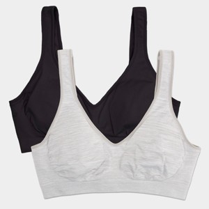 Fruit of the Loom Womens Wireless Seamless Bra 2-Pack - 1 of 4