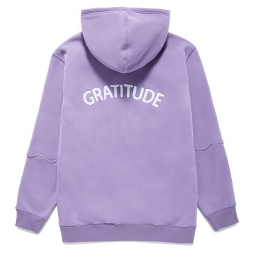 Samii Ryan | Mantra Gratitude Hoodie, Purple, Medium, 3