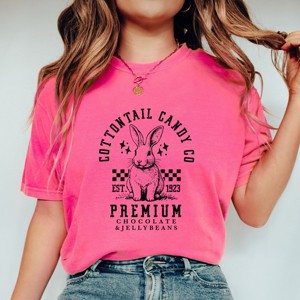 Simply Sage Market Cottontail Candy Premium Chocolate Garment Dyed Tee - 1 of 4