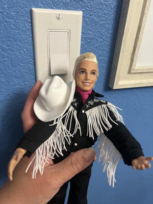 Barbie The Movie Collectible Ken Doll Wearing Black and White Western  Outfit (Exclusive)