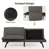 Dyonery Convertible Futon Sofa Bed with Detachable Cushion & Adjustable Backrest ,Folding Memory Foam Folding Loveseat Sleeper for LivingRoom - 3 of 4