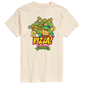 Men's - Teenage Mutant Ninja Turtles - Pizza! Short Sleeve Graphic T-Shirt - 1 of 4