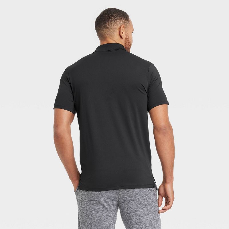 Men&#39;s Textured Polo Shirt- All In Motion&#8482;, 3 of 5