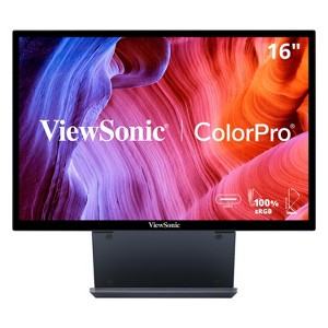 Manufacturer Refurbished - ViewSonic VP1656 15.6" FHD IPS Portable Monitor with 2 Way USB C  (CR) - 1 of 4