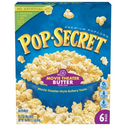 Pop Secret Movie Theater Butter Microwave Popcorn - 6ct : Target