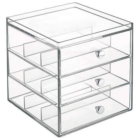 Interdesign Clear Flip 4 Drawer Tower Drawer